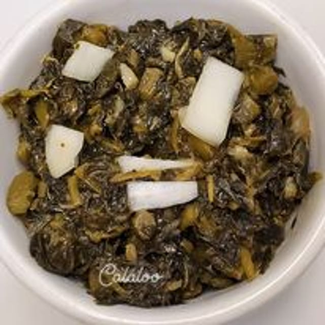 Sautéed Jamaican Callaloo.