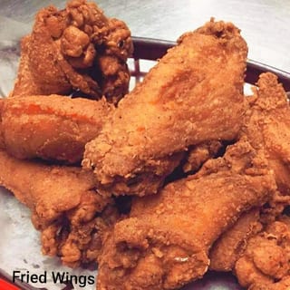 Fried Wing Basket with Fries