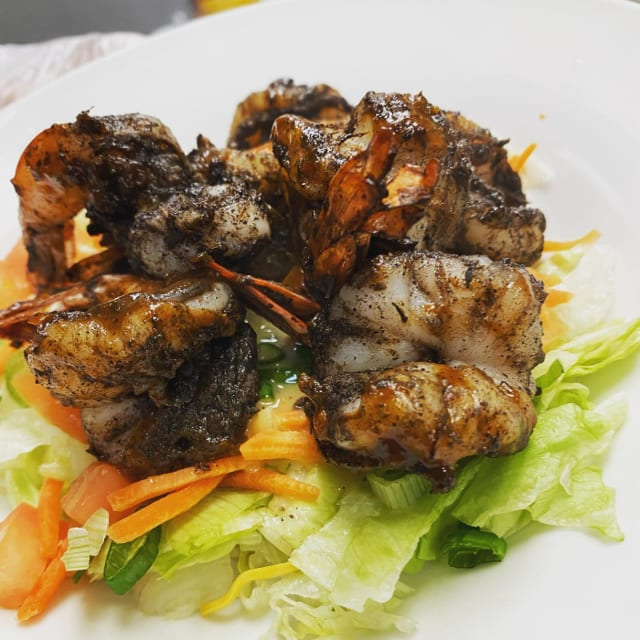Butterfly Jerk Shrimp.